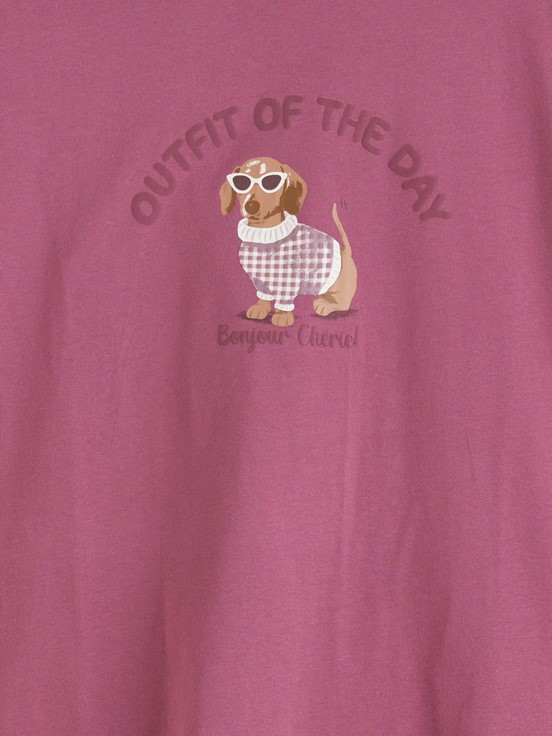 Pijama Takım KOYU KIRMIZI EKOSELİ