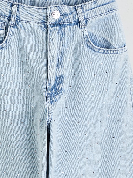 Jean Pantolon AÇIK MAVİ ASİT YIKAMALI