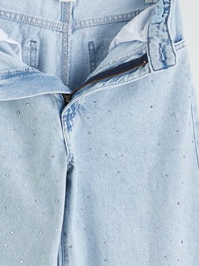 Jean Pantolon AÇIK MAVİ ASİT YIKAMALI