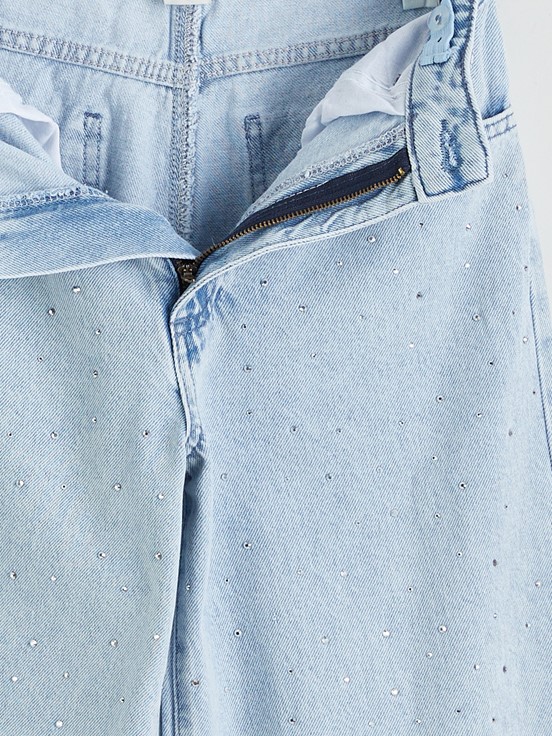 Jean Pantolon AÇIK MAVİ ASİT YIKAMALI