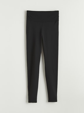 Yüksek Bel Kadın Spor Tayt KOYU HAKİ