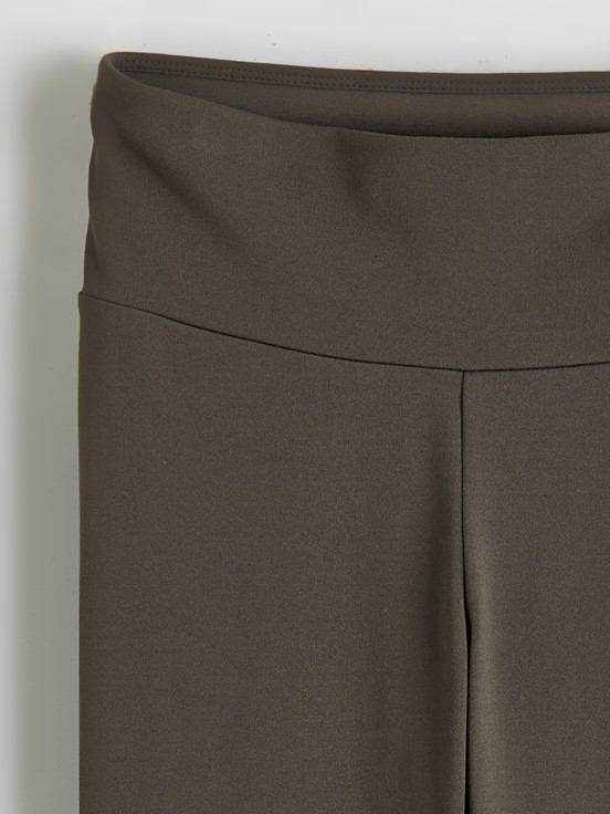 Yüksek Bel Kadın Spor Tayt KOYU HAKİ