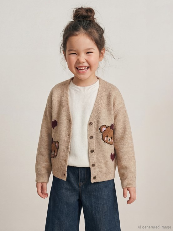 Hırka AÇIK KAHVERENGİ