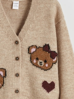 Hırka AÇIK KAHVERENGİ