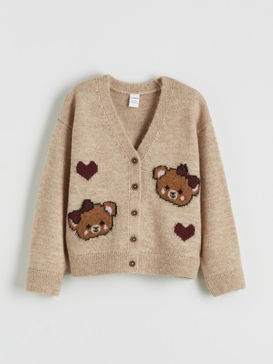 Hırka AÇIK KAHVERENGİ