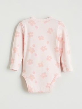 Çıtçıtlı Body PEMBE BASKILI