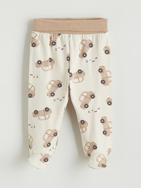 Pantolon AÇIK BEJ BASKILI