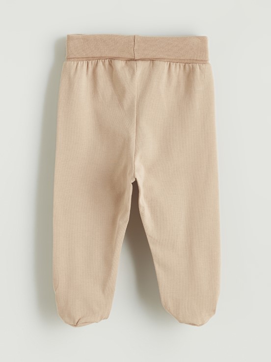 Pantolon AÇIK BEJ BASKILI