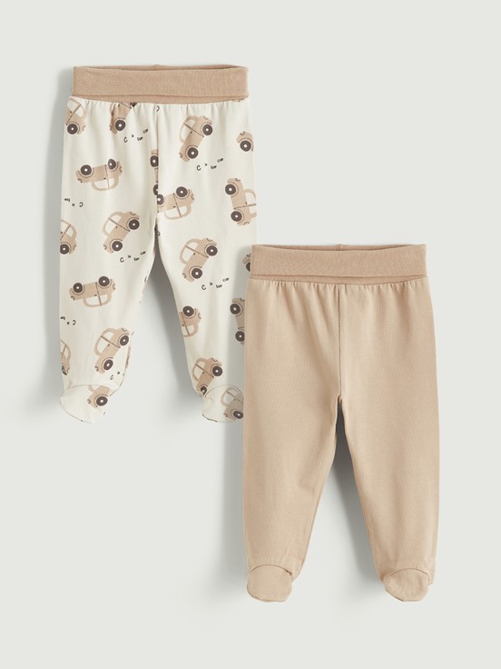 Pantolon AÇIK BEJ BASKILI