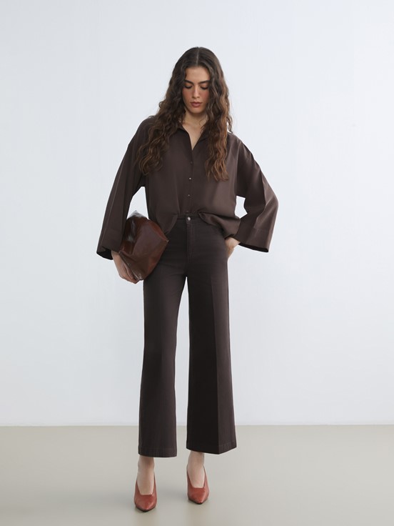 Jean Pantolon KOYU KAHVERENGİ