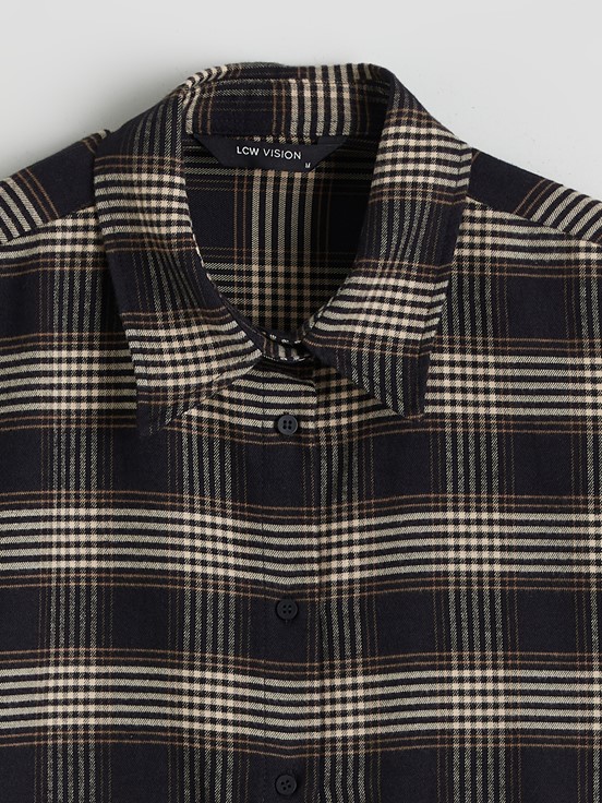 Gömlek SİYAH EKOSELİ