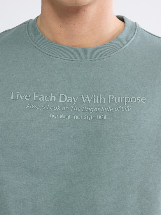 Sweatshirt MAT YEŞİL