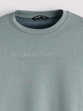 Sweatshirt MAT YEŞİL