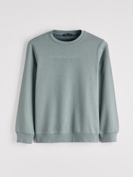 Sweatshirt MAT YEŞİL