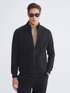Fermuarlı Sweatshirt LACİVERT