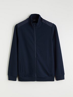 Fermuarlı Sweatshirt LACİVERT