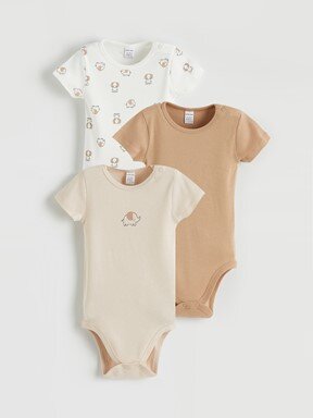 Tişört KREM BASKILI