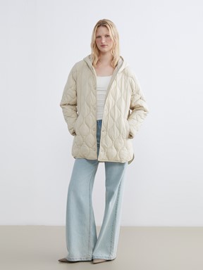 Şişme Mont TAŞ RENGİ