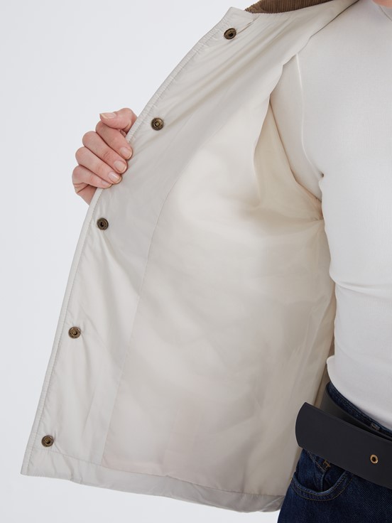 Şişme Mont TAŞ RENGİ