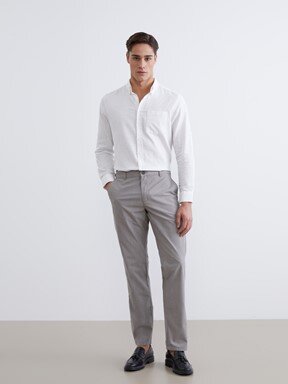 Chino Pantolon GRİ MELANJ