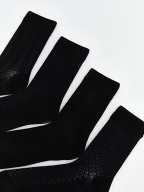 Soket Çorap KARIŞIK RENK İPLİĞİ BOYALI