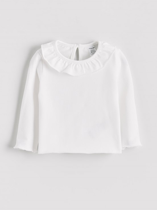 Elbise PEMBE BASKILI