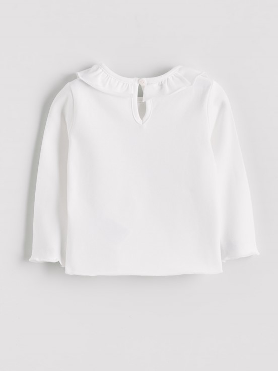 Elbise PEMBE BASKILI