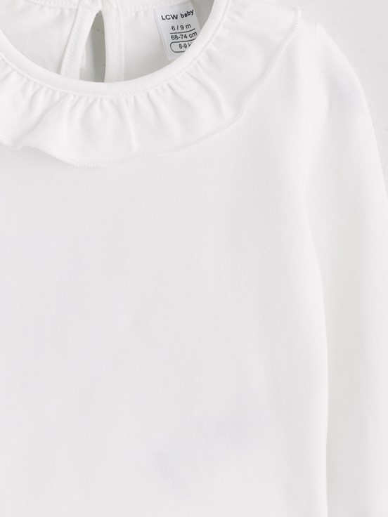 Elbise PEMBE BASKILI