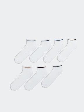 Patik Çorap KARIŞIK RENK İPLİĞİ BOYALI