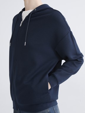 Fermuarlı Sweatshirt LACİVERT