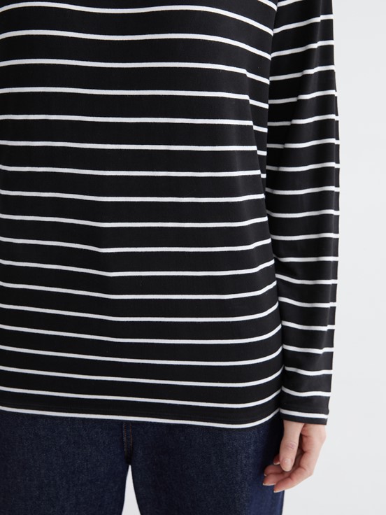 Tişört SİYAH ÇİZGİLİ