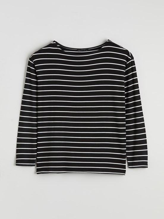 Tişört SİYAH ÇİZGİLİ