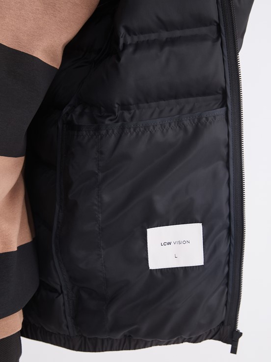 Şişme Mont YENİ SİYAH