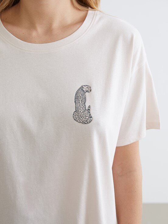 Pijama Takım KOYU GRİ BASKILI