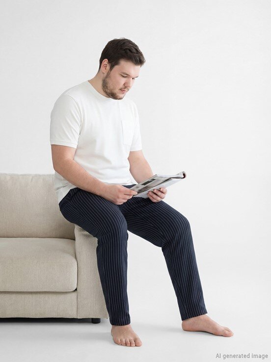 Pijama Alt SİYAH BASKILI
