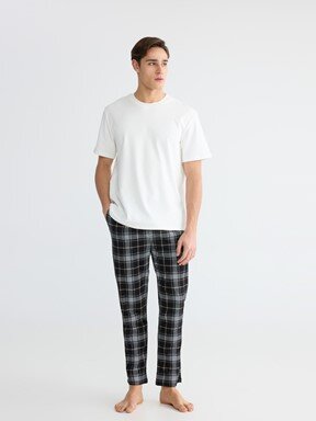 Pijama Alt SİYAH BASKILI