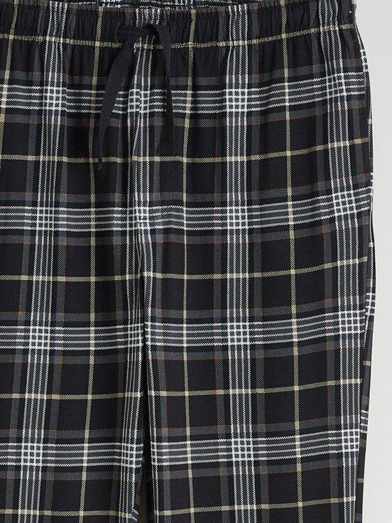 Pijama Alt SİYAH BASKILI