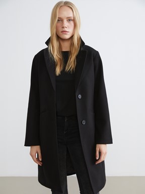 Kaşe Kaban YENİ SİYAH