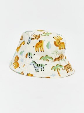 Bucket Şapka BEJ BASKILI