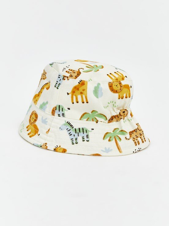 Bucket Şapka BEJ BASKILI