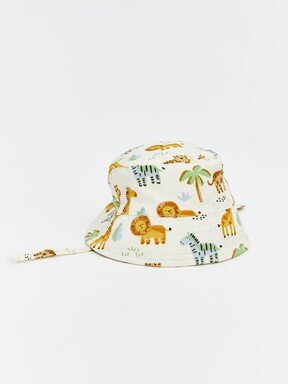 Bucket Şapka BEJ BASKILI