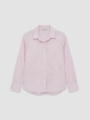 Gömlek PEMBE ÇİZGİLİ