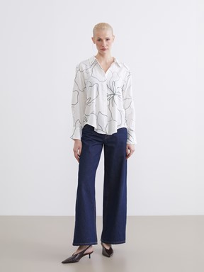 Gömlek HAKİ BASKILI