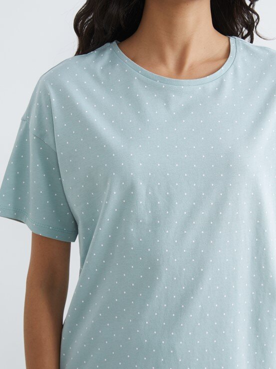 Pijama Takım YEŞİL BASKILI