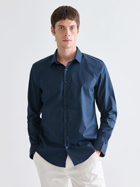 Gömlek LACİVERT BASKILI