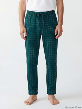 Pijama Alt MAVİ BASKILI