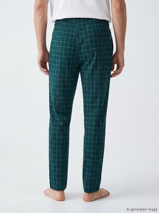 Pijama Alt MAVİ BASKILI