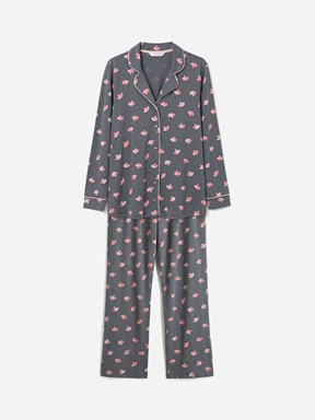 Pijama Takım GRİ BASKILI