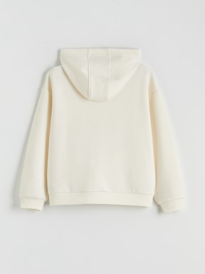 Fermuarlı Sweatshirt KREM RENGİ