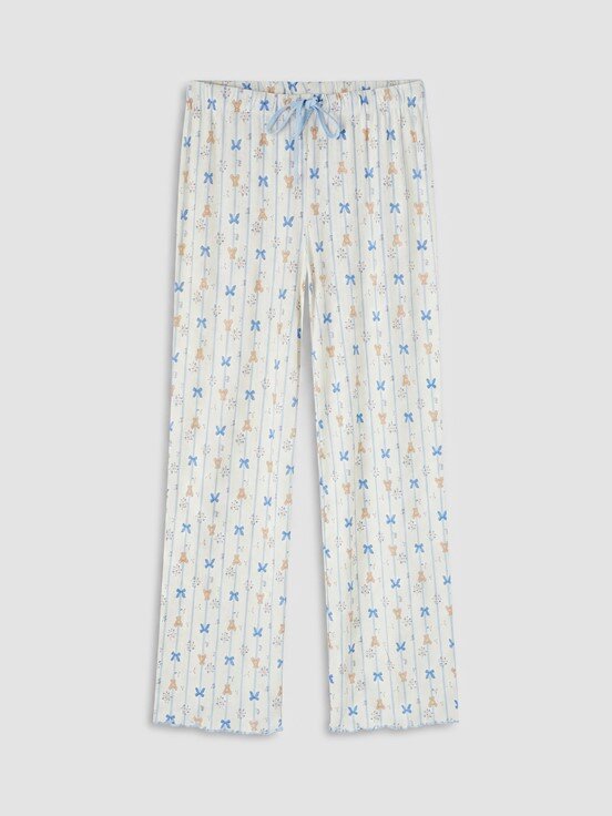 Pijama Takım EKRU BASKILI